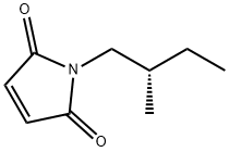 1H-Pyrrole-2,5-dione, 1-[(2S)-2-methylbutyl]- Struktur