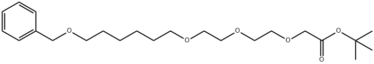 Boc-C1-PEG3-C4-OBn Struktur