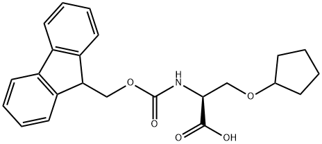 L-Serine, O-cyclopentyl-N-[(9H-fluoren-9-ylmethoxy)carbonyl]-|L-Serine, O-cyclopentyl-N-[(9H-fluoren-9-ylmethoxy)carbonyl]-