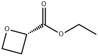 2-Oxetanecarboxylic acid, ethyl ester, (2S)- Struktur