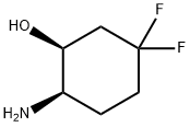 (1S,2R)-2-Amino-5,5-difluoro-cyclohexanol Struktur