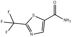 2-Trifluoromethyl-thiazole-5-carboxylic acid amide Struktur