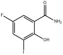 5-fluoro-2-hydroxy-3-iodobenzamide Struktur