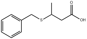 Butanoic acid, 3-[(phenylmethyl)thio]- Struktur