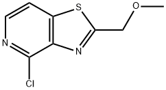 Thiazolo[4,5-c]pyridine, 4-chloro-2-(methoxymethyl)- Struktur