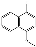 5-fluoro-8-methoxyisoquinoline Struktur