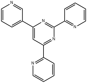 2,4-di(pyridin-2-yl)-6-(pyridin-3-yl)pyrimidine Struktur