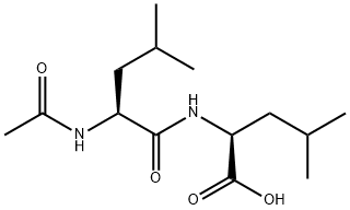 L-Leucine, N-acetyl-L-leucyl- Struktur