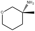 (3R)-3-Methyl-tetrahydro-pyran-3-ylamine Struktur