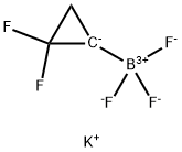 (2,2-difluorocyclopropyl)-trifluoro-boranuide Struktur