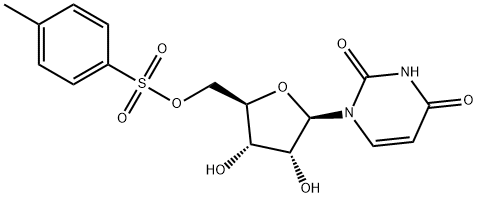 Uridine, 5'-(4-methylbenzenesulfonate) Struktur