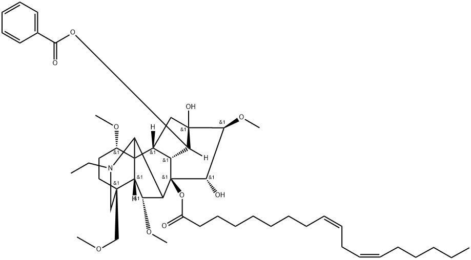 Lipodeoxyaconitine Struktur