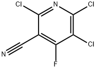 3-Pyridinecarbonitrile, 2,5,6-trichloro-4-fluoro- Struktur