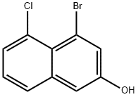 2-Naphthalenol, 4-bromo-5-chloro- Struktur