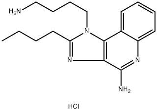 1-(4-Aminobutyl)-2-butyl-1H-imidazo[4,5-c]quinolin-4-amine Trihydrochloride Struktur