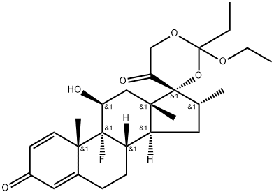 Dexamethasone 17α,21-Ethylorthopropionate Struktur