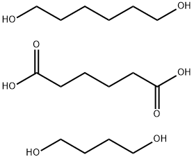 Hexanedioic acid, polymer with 1,4-butanediol and 1,6-hexanediol Struktur