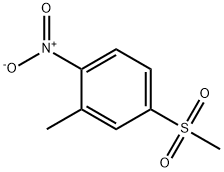 4-Methanesulfonyl-2-methyl-1-nitrobenzene Struktur