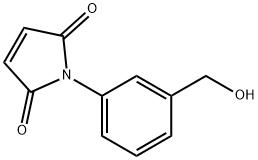 1H-Pyrrole-2,5-dione, 1-[3-(hydroxymethyl)phenyl]- Struktur