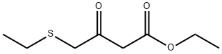 Butanoic acid, 4-(ethylthio)-3-oxo-, ethyl ester Struktur