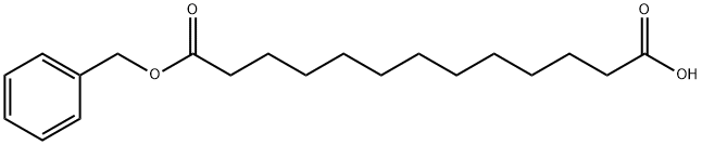 Tridecanedioic acid, 1-(phenylmethyl) ester Struktur