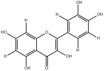 Quercetin D5 Struktur