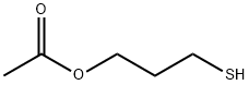 1-Propanol, 3-mercapto-, 1-acetate Struktur