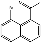 Ethanone, 1-(8-bromo-1-naphthalenyl)- Struktur