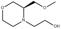 4-Morpholineethanol, 3-(methoxymethyl)-, (3R)- Struktur