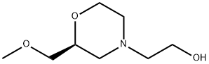 4-Morpholineethanol, 2-(methoxymethyl)-, (2S)- Struktur