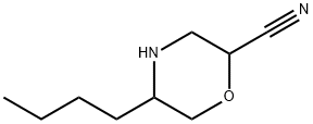 2-Morpholinecarbonitrile,5-butyl- Struktur