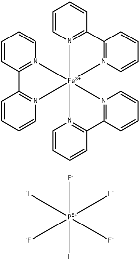 TRIS(2,2'-BIPYRIDINE)IRON(III) HEXAFLUOR O-PHOSPHATE, 90 Struktur