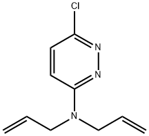 3-Pyridazinamine, 6-chloro-N,N-di-2-propen-1-yl- Struktur