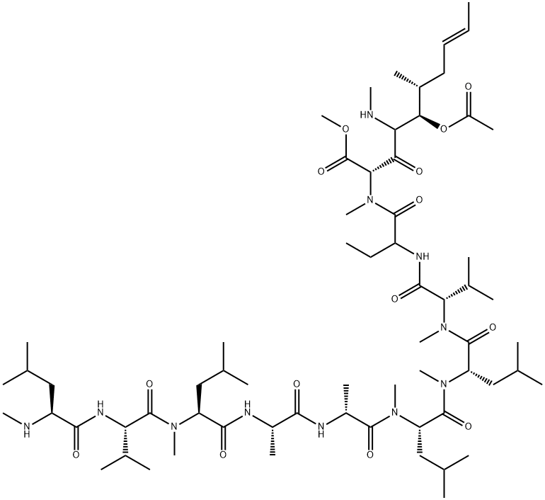 Cyclosporin A-Derivative 1 Free base Struktur