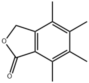 1(3H)-Isobenzofuranone, 4,5,6,7-tetramethyl- Struktur