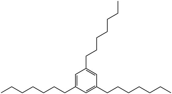 1,3,5-Tri-n-Heptylbenzene Struktur