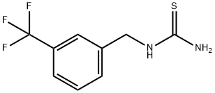 Thiourea, N-[[3-(trifluoromethyl)phenyl]methyl]- Struktur