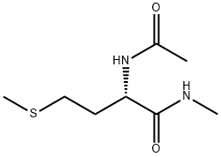 (2S)-2-acetamido-N-methyl-4-(methylsulfanyl)butanamide Struktur