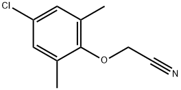 Acetonitrile, 2-(4-chloro-2,6-dimethylphenoxy)- Struktur