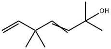 3,6-Heptadien-2-ol, 2,5,5-trimethyl- Struktur