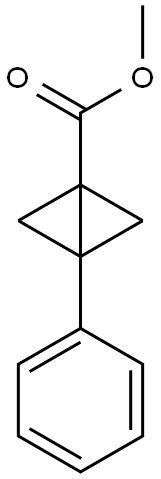 Bicyclo[1.1.0]butane-1-carboxylic acid, 3-phenyl-, methyl ester Struktur