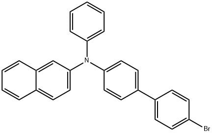 N-(4'-Bromobiphenyl-4-yl)-N-phenylnaphthalen-2-amine Struktur