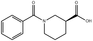 N-Bz-S-3-Piperidinecarboxylic acid Struktur