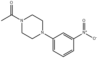 1-[4-(3-nitrophenyl)piperazin-1-yl]ethan-1-one Struktur