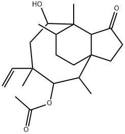 Mutilin 11-Acetate Struktur