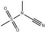 Methanesulfonamide, N-cyano-N-methyl- Struktur