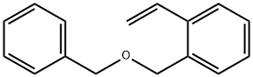 Benzene, 1-ethenyl-2-[(phenylmethoxy)methyl]- Struktur