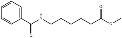 methyl 6-(4-benzoyl)aminocaproate Struktur