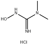 2-hydroxy-1,1-dimethylguanidine hydrochloride Struktur