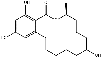 1H-2-Benzoxacyclotetradecin-1-one, 3,4,5,6,7,8,9,10,11,12-decahydro-7,14,16-trihydroxy-3-methyl-, (3S)-